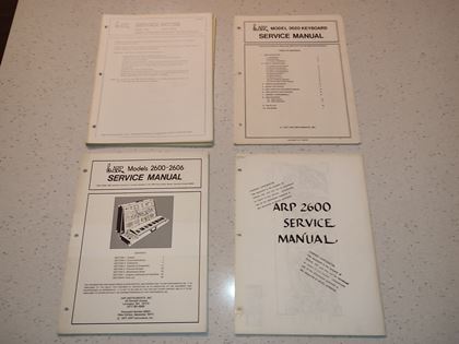 Arp-Arp Various Service Manuals